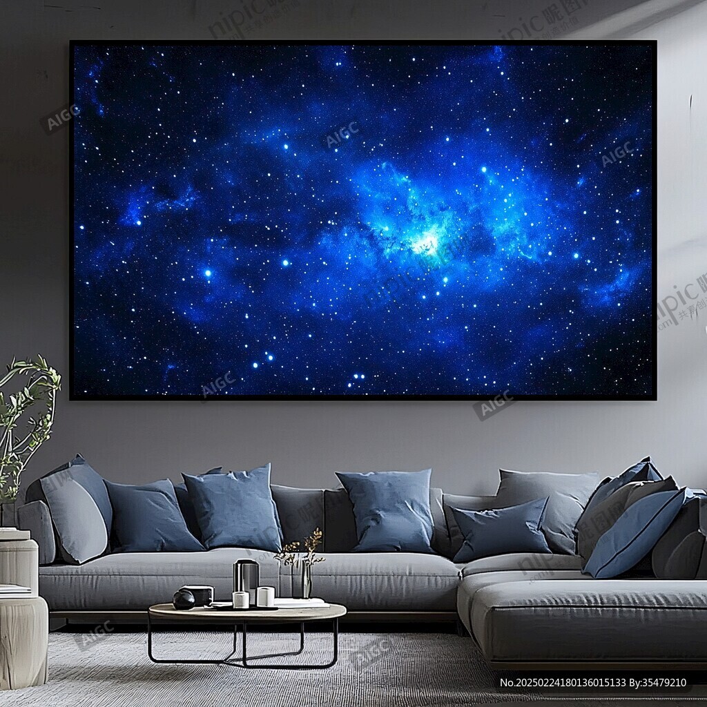 3d宇宙壁画