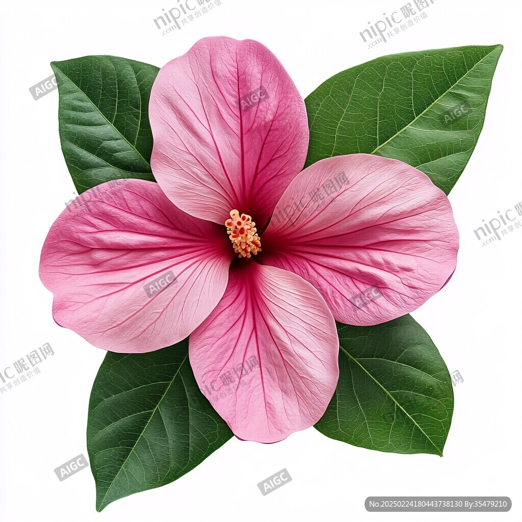 木槿花素材