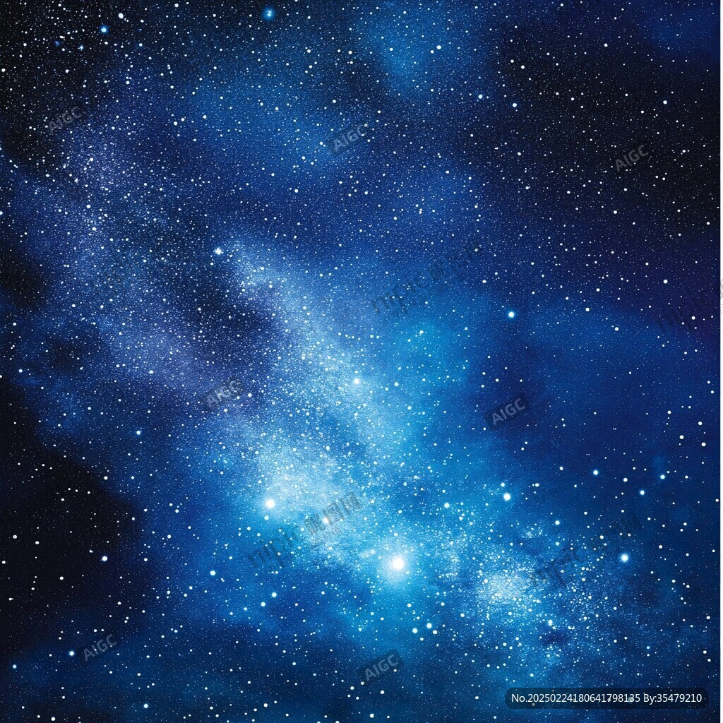 深蓝色宇宙背景素材