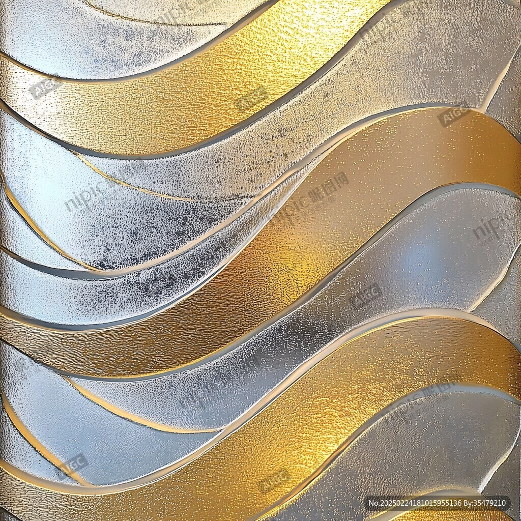 渐变金属色花纹