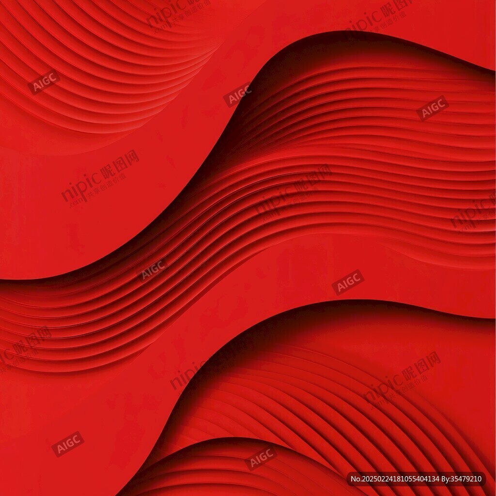 立体感红色背景