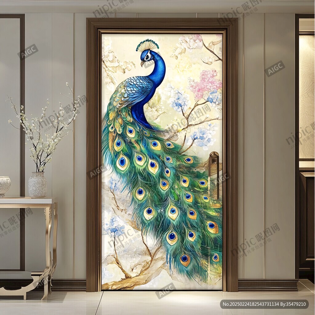 移动门装饰画
