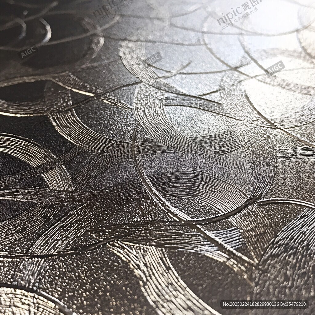 渐变金属色花纹