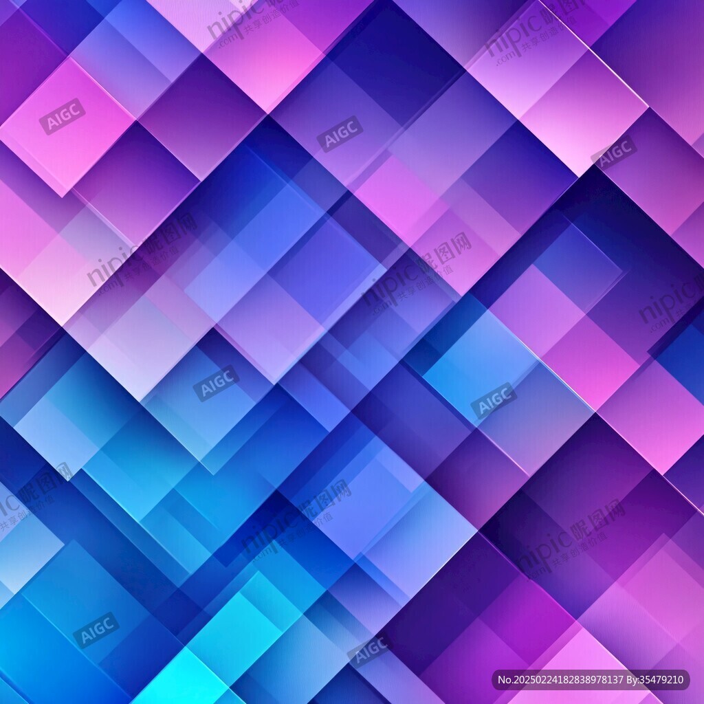 蓝紫色立体背景
