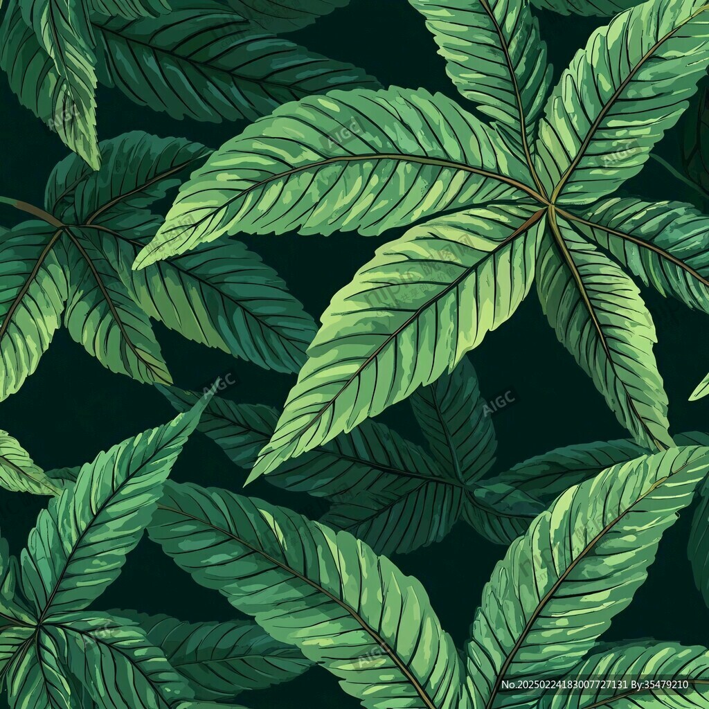 热带植物枝叶