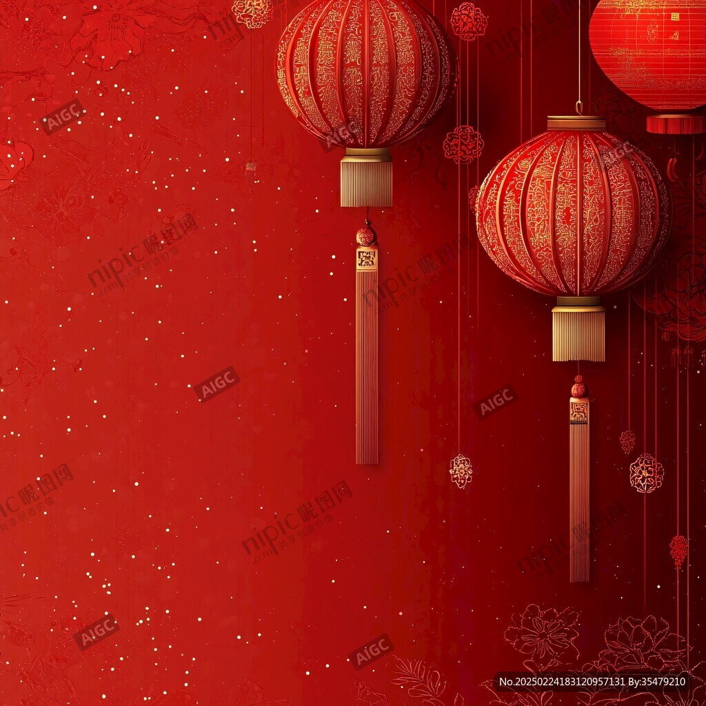 灯笼喜庆背景