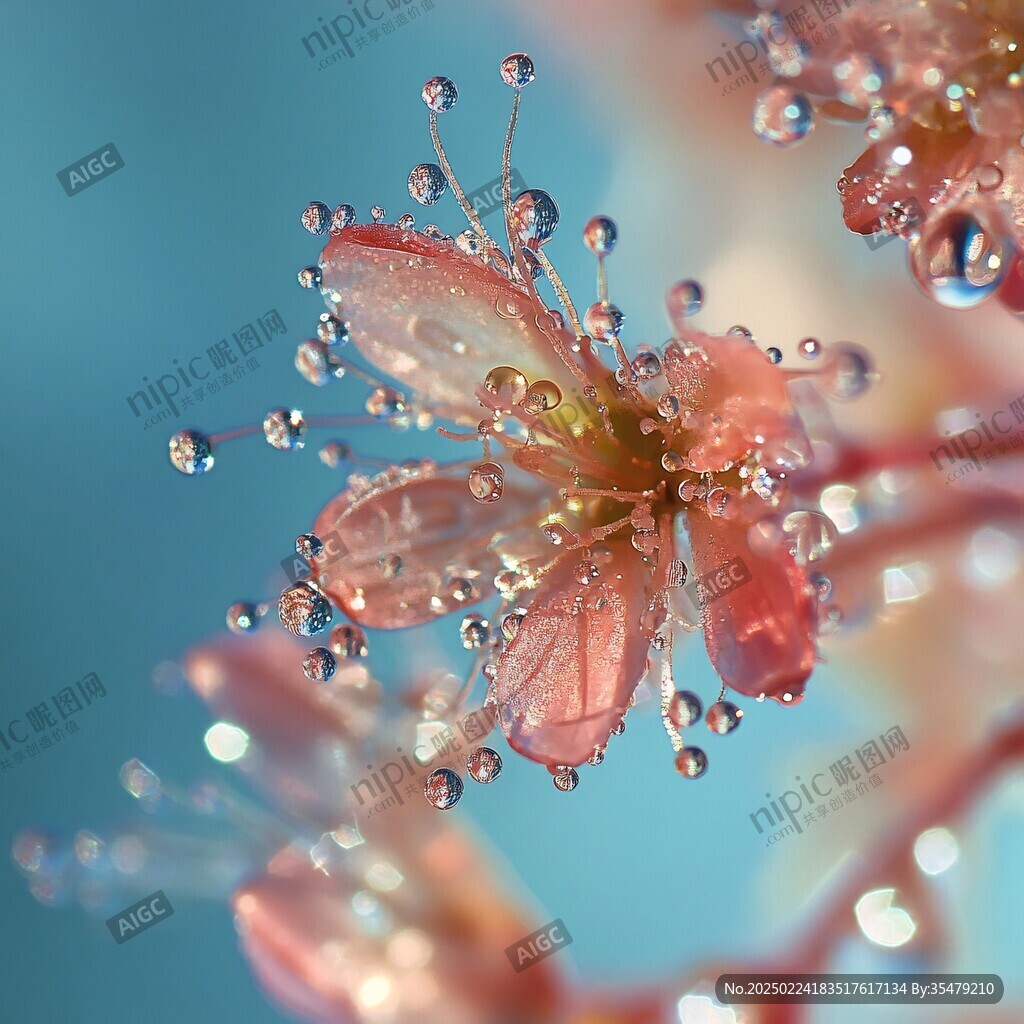 水珠花蕊