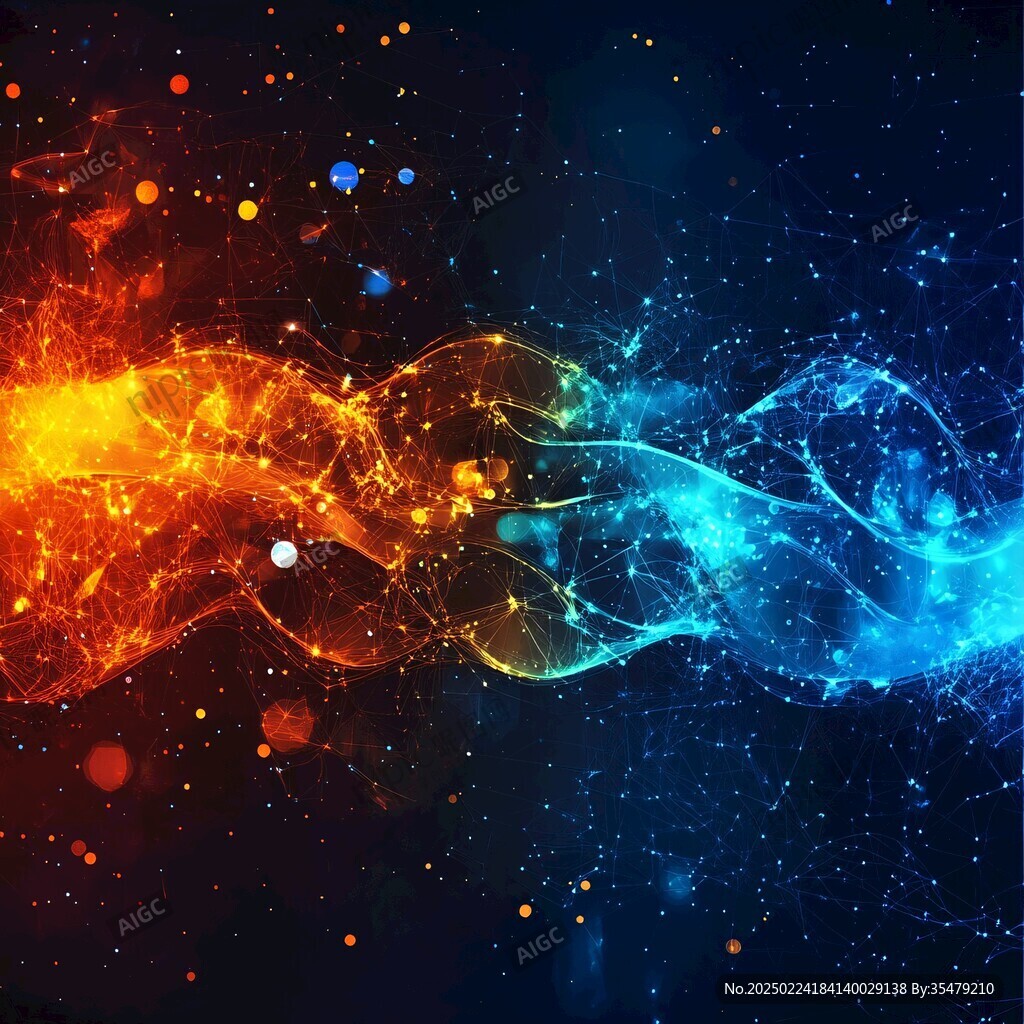 科技背景炫彩背景
