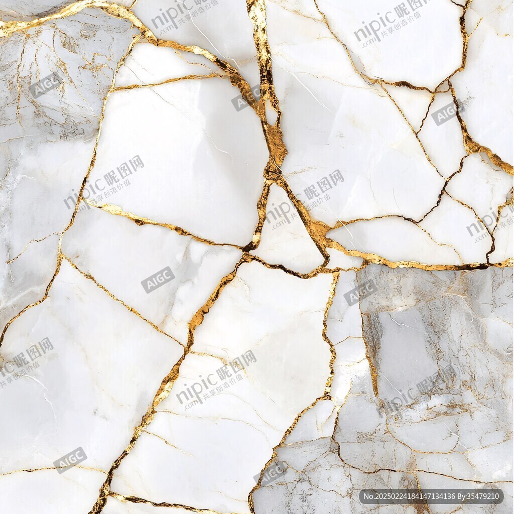 黑金色裂纹透光大理石