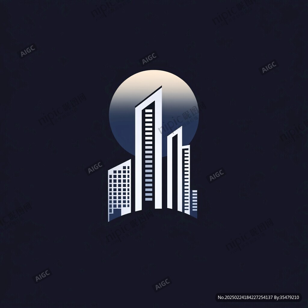 城市高楼logo