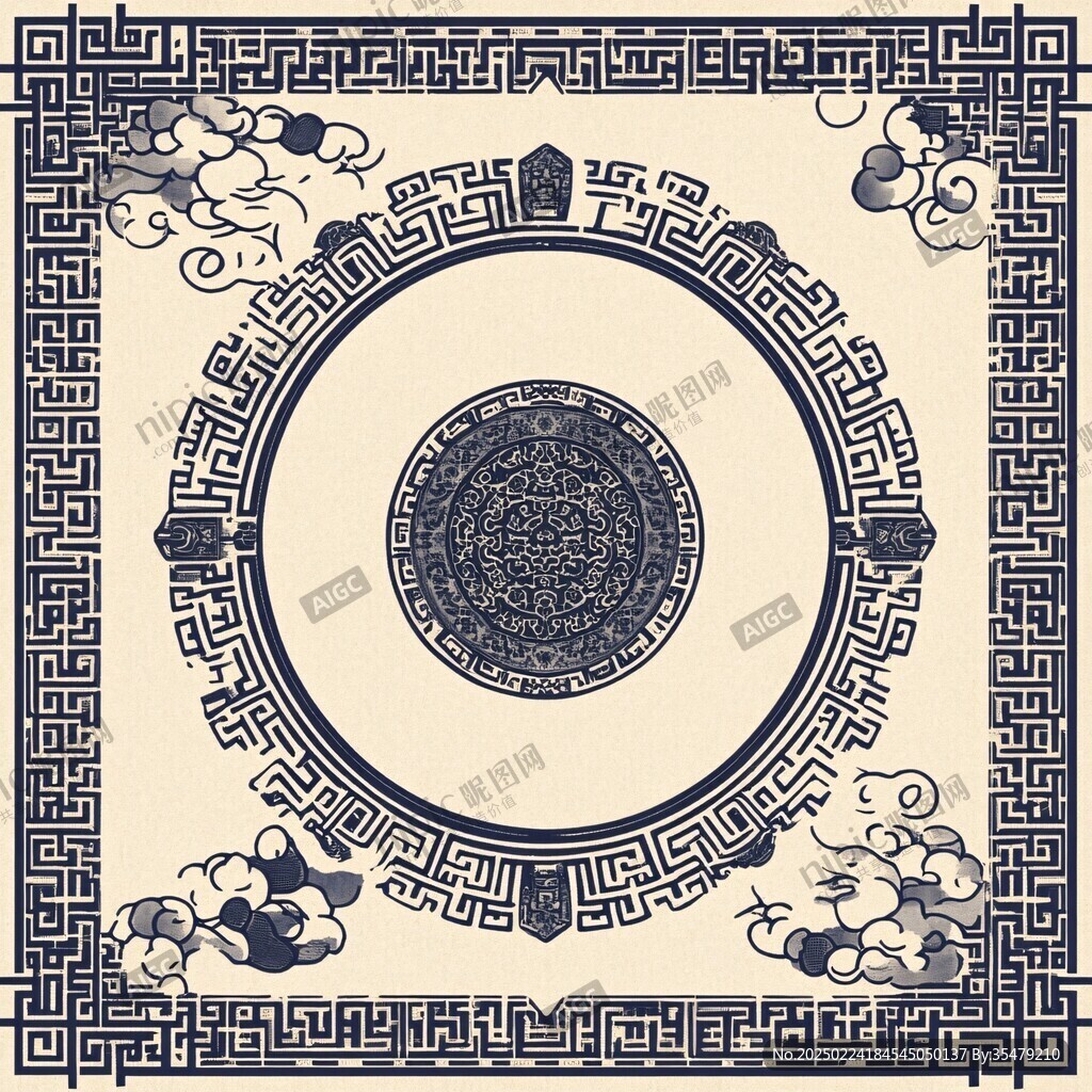 中式回纹