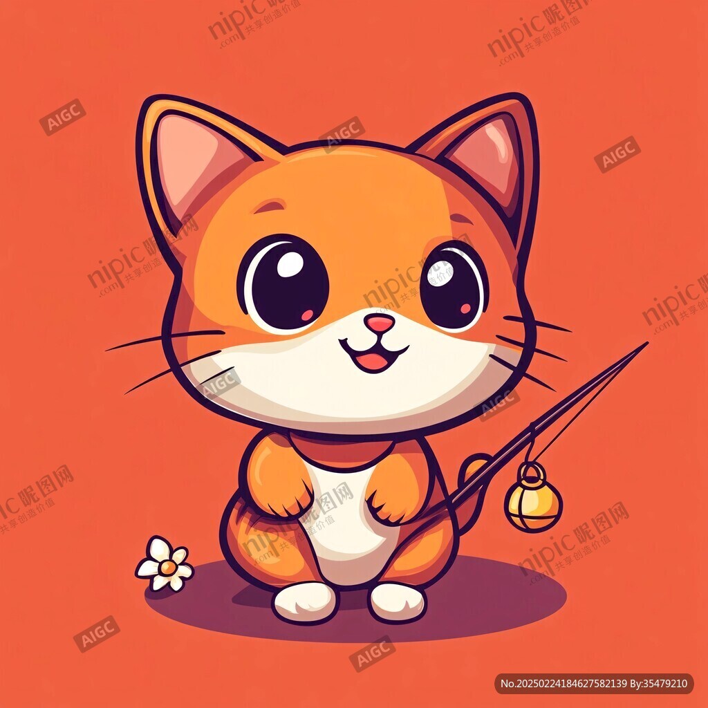橘猫卡通形象