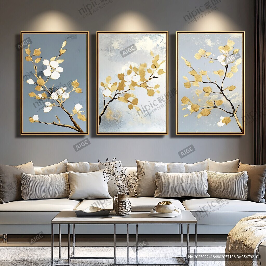 轻奢银杏画