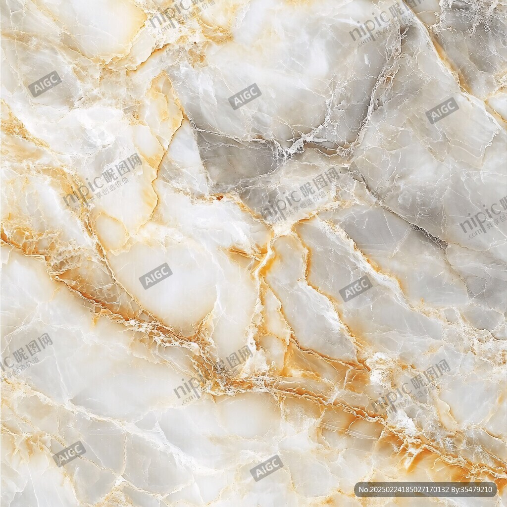 高清杏黄色大理石纹