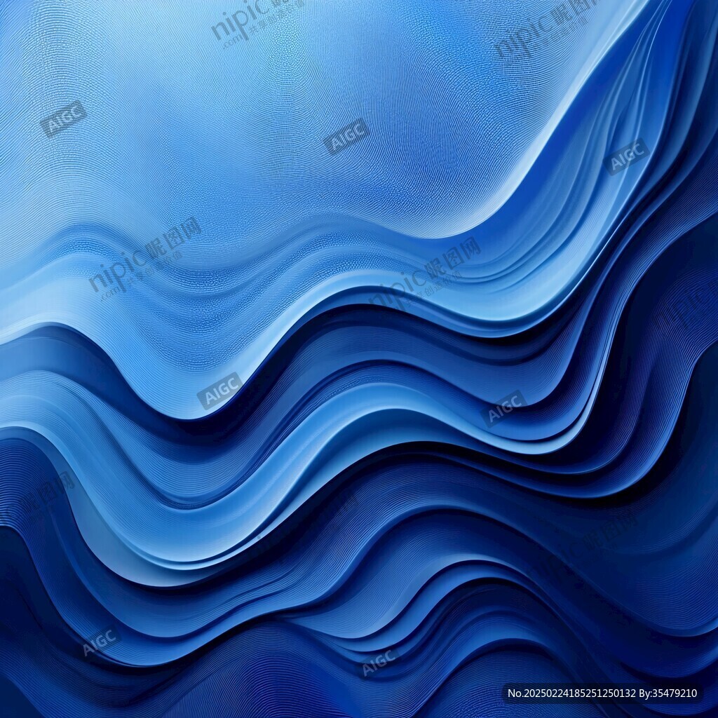 科幻感蓝色流动感背景