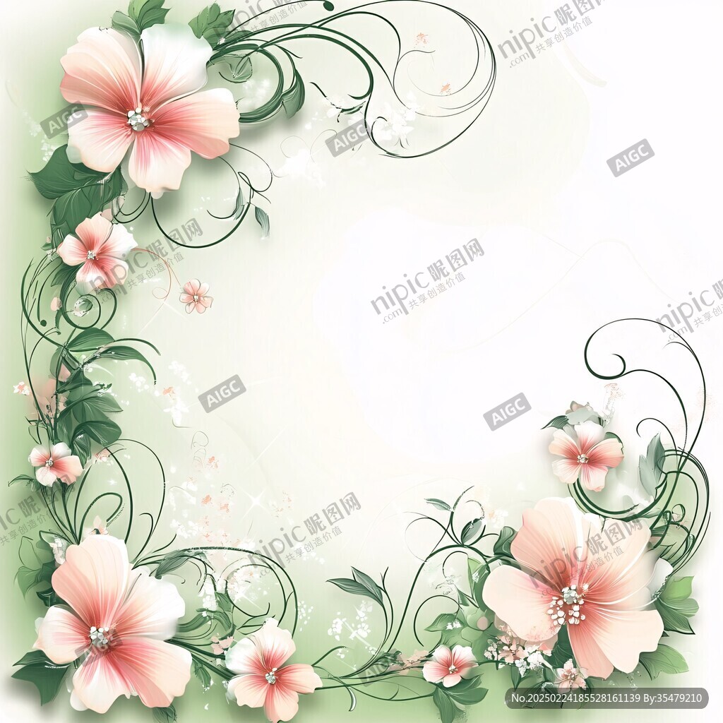精美花纹背景花纹