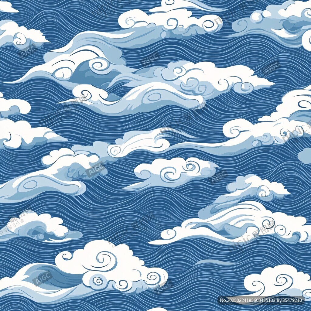 海水云纹