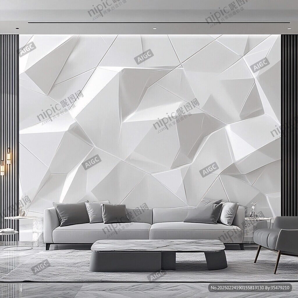 3d方块墙画墙纸