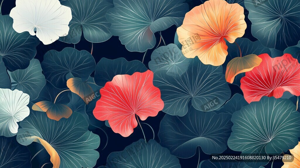 满版火鹤芋花背景