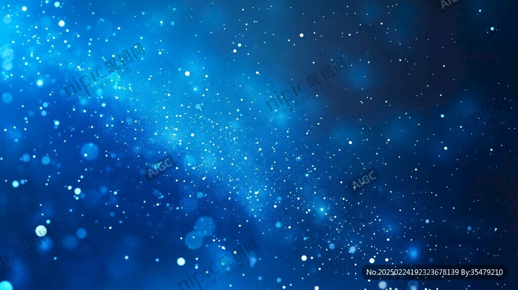 蓝色星光壁纸