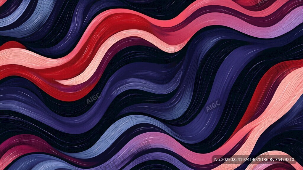 曲线线条流体纹理