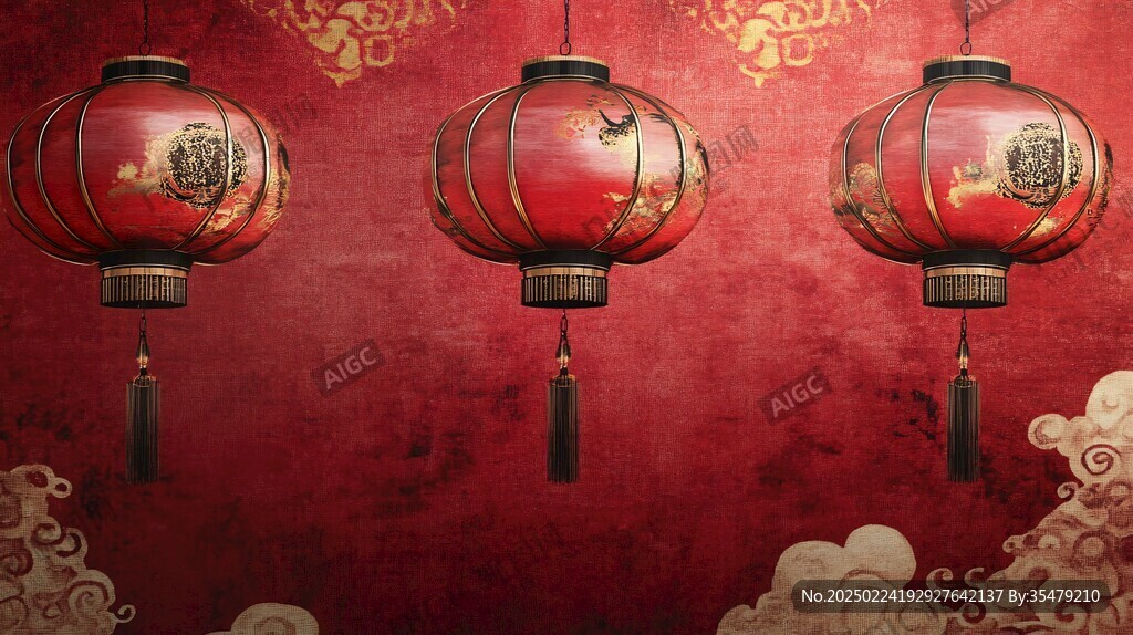 灯笼喜庆背景