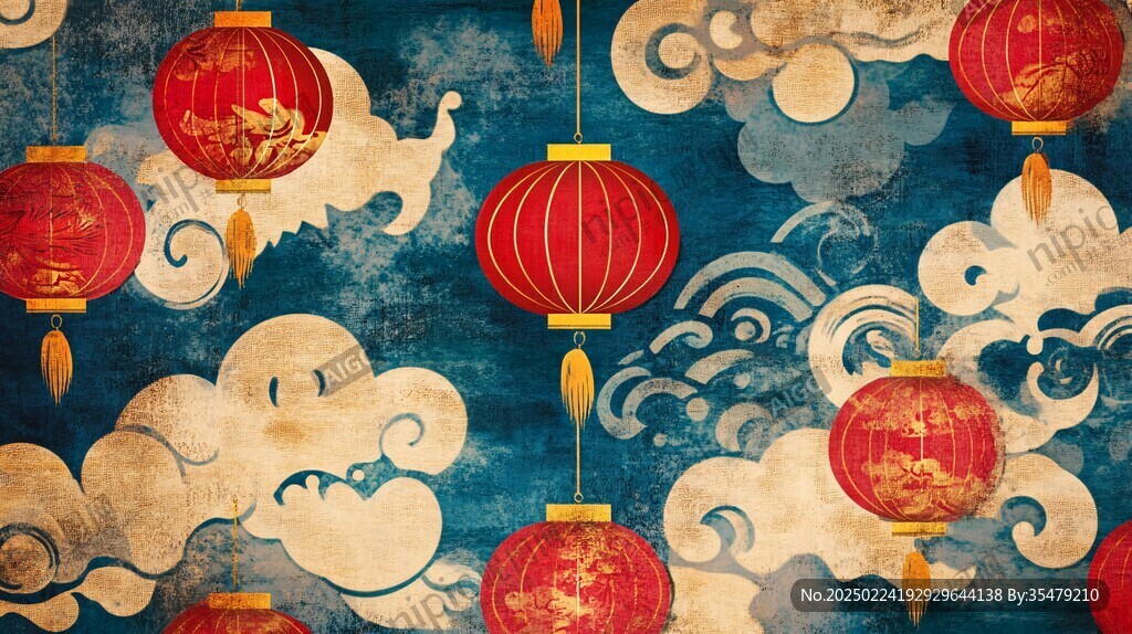 纸灯云纹