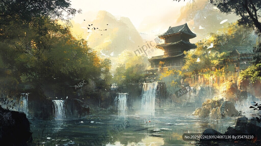 古风动画场景