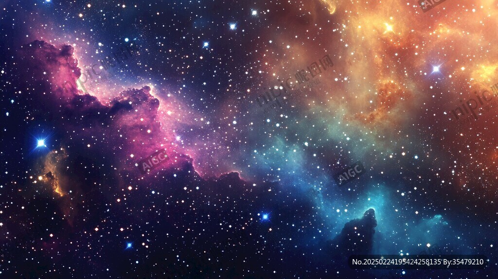 神秘绚丽宇宙