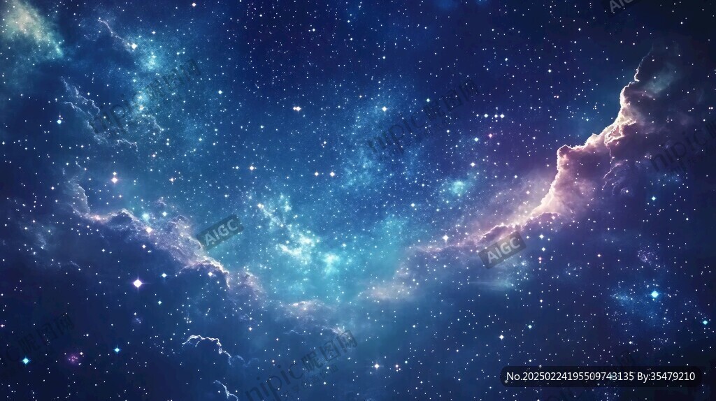 璀璨星河背景