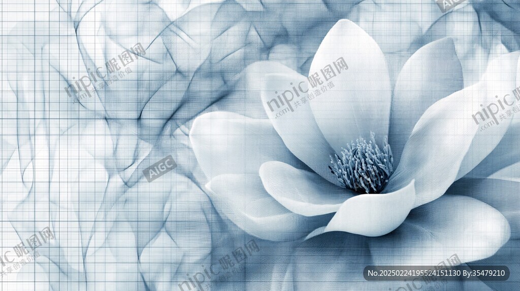 3d立体花壁纸