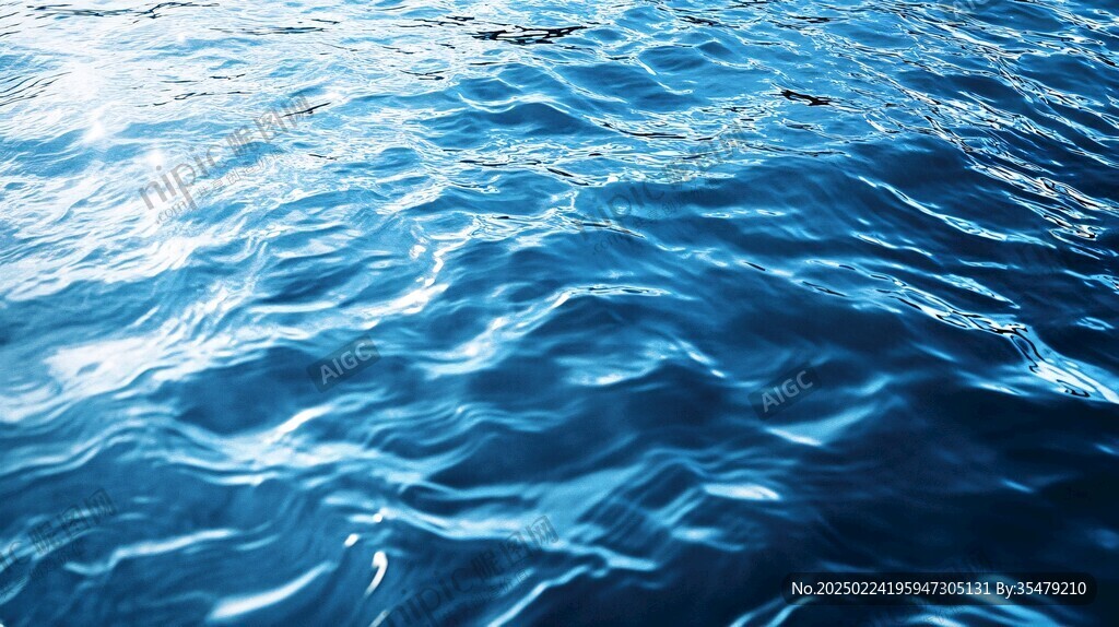 海面水波水光
