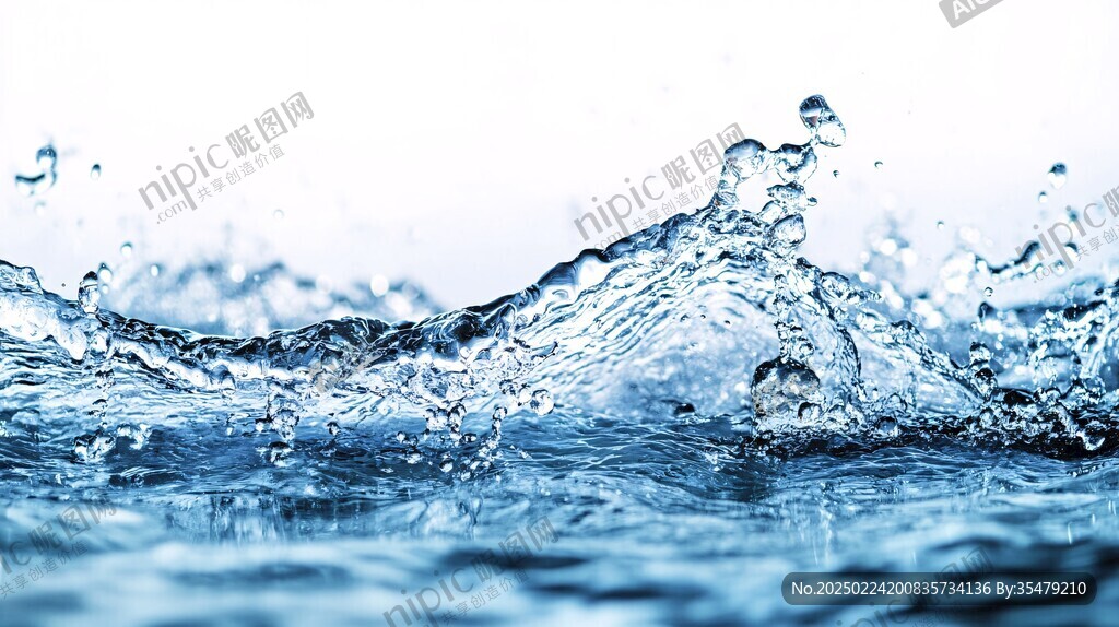 水中水波水花