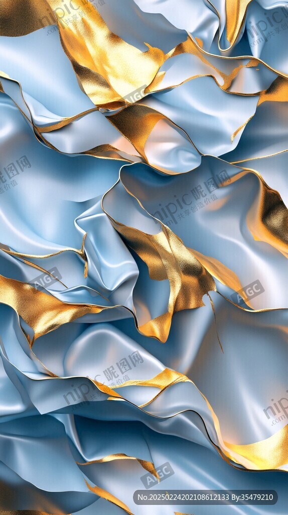 4d金色线条艺术