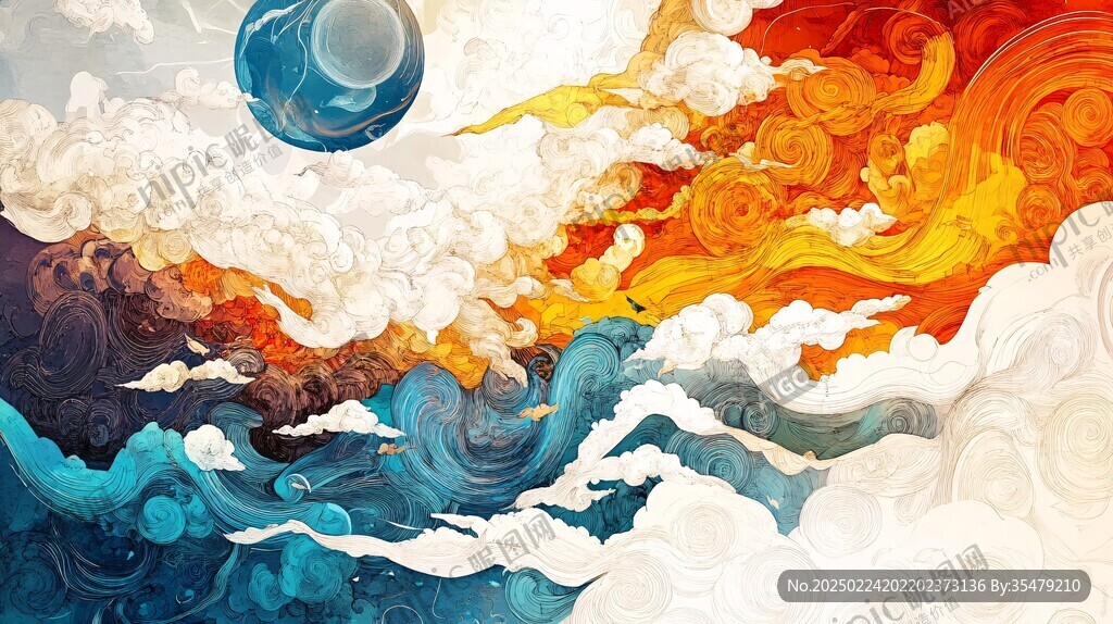 流云插画