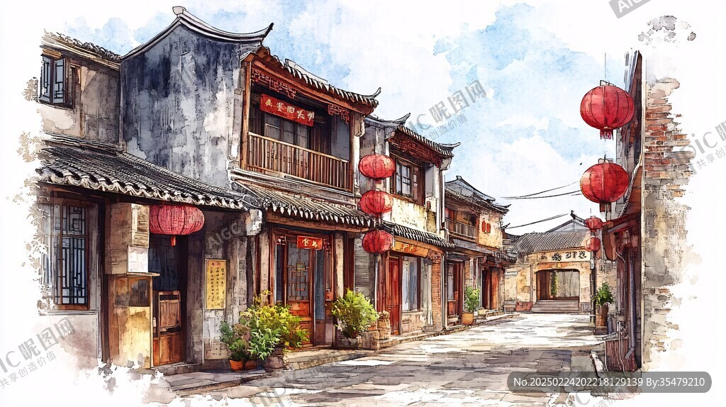 南后街水彩