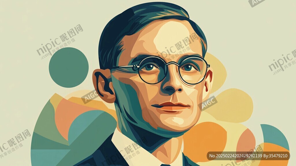 偏平化人物插画