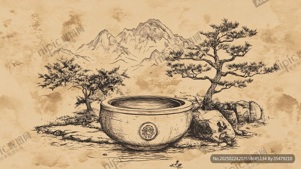 古井手绘