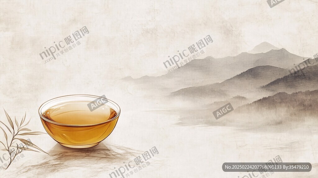 茶意境背景