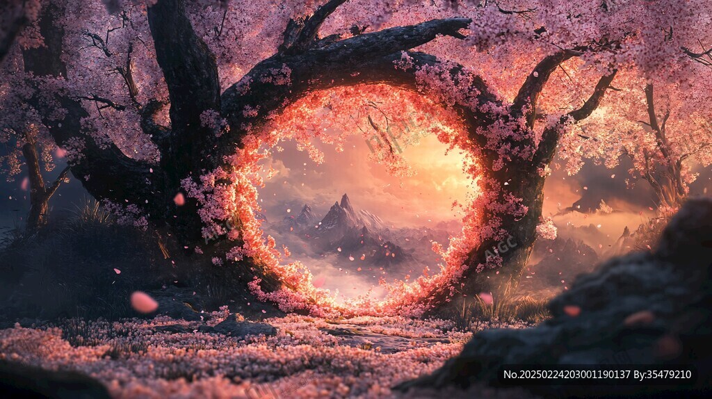 唯美梦幻梅花林