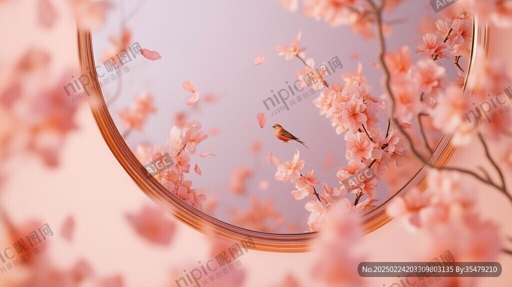 新中式桃花