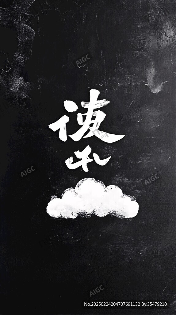 浮云海报字