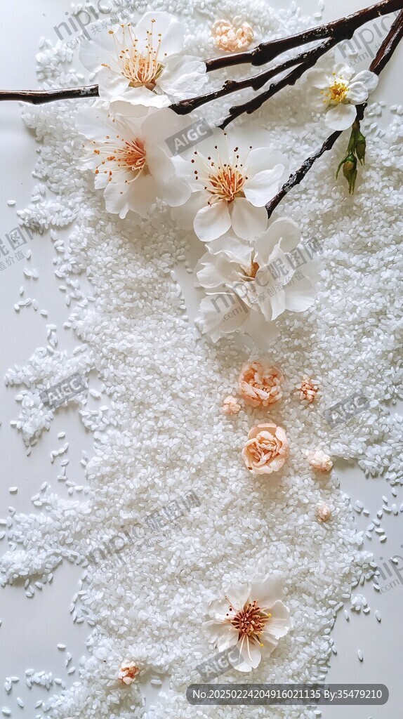 桃花贴画