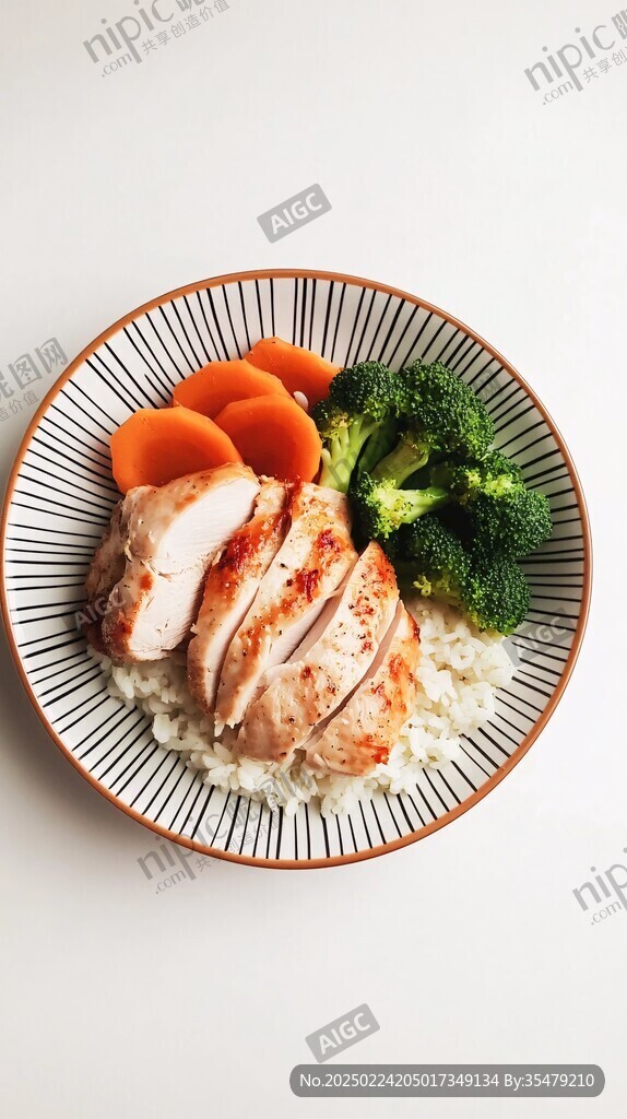 轻食鸡胸肉饭