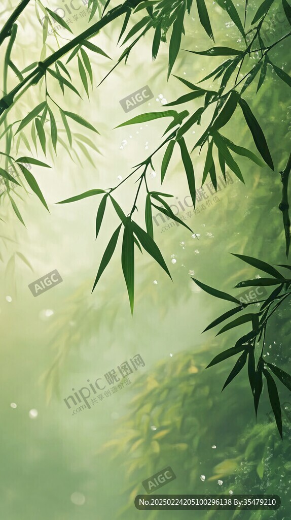 唯美竹影竹韵