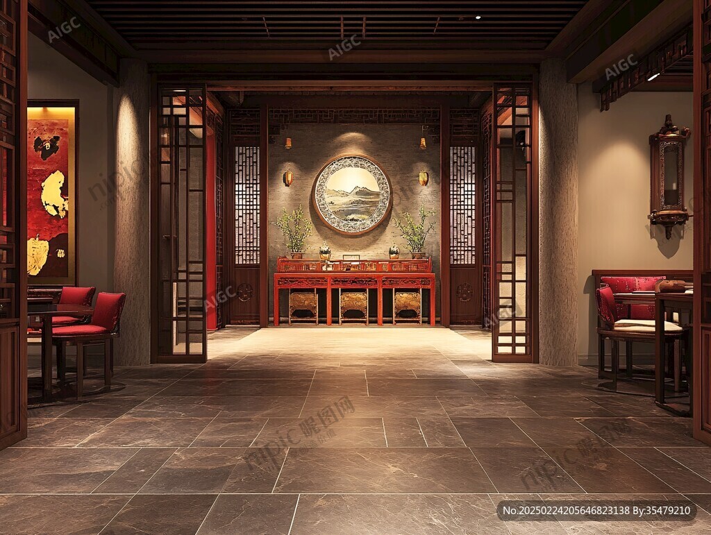 宋朝文化风格火锅餐厅