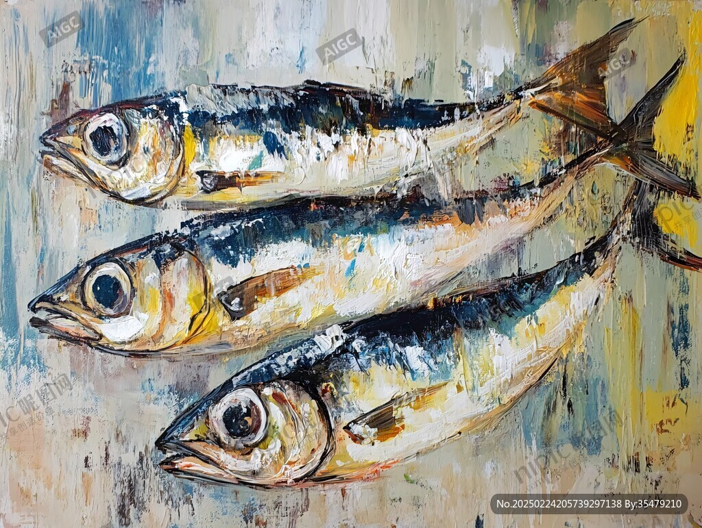 鱼油画