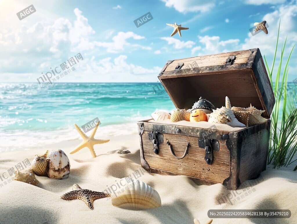 假期海边游