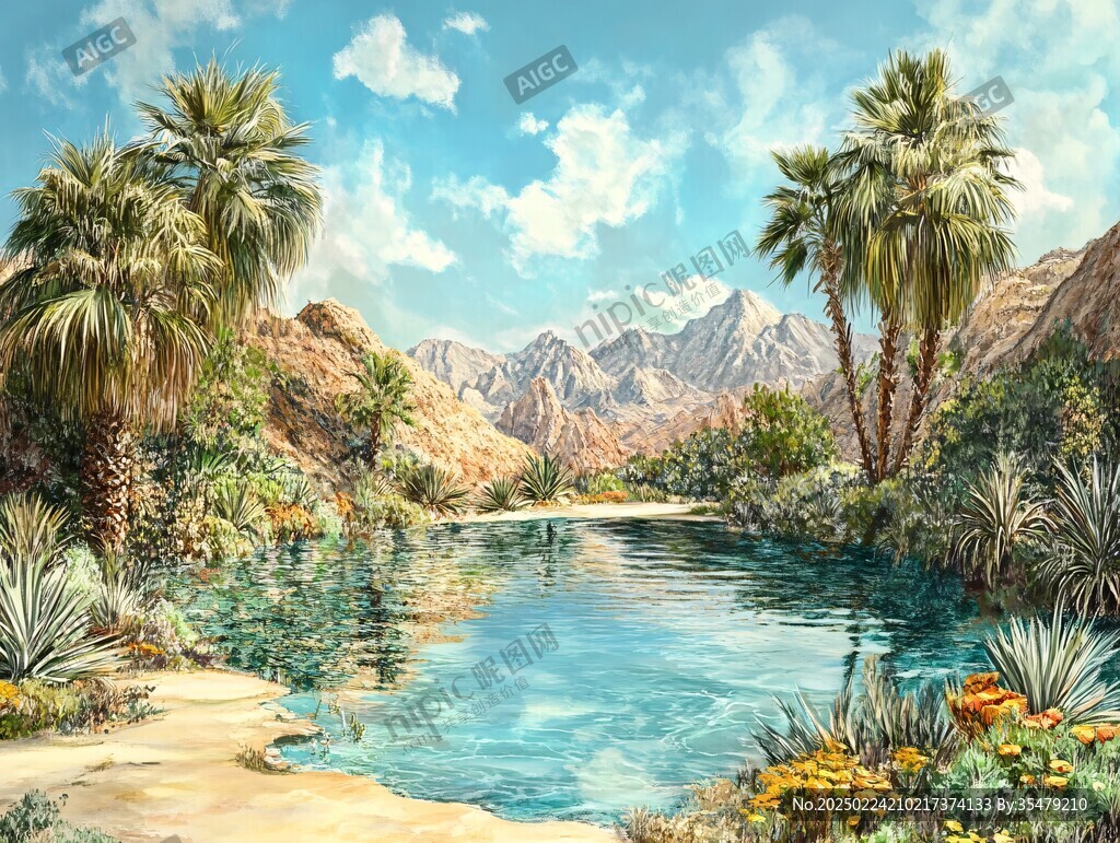 荒漠中的绿洲