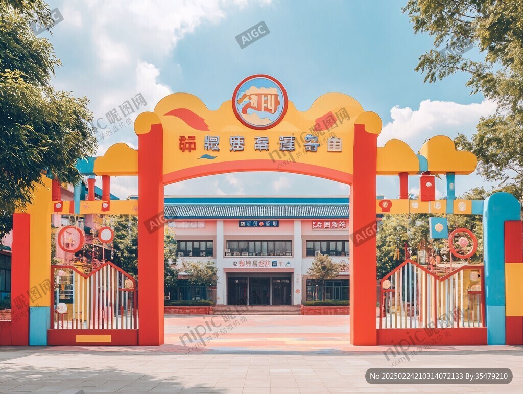 学前班校园门面